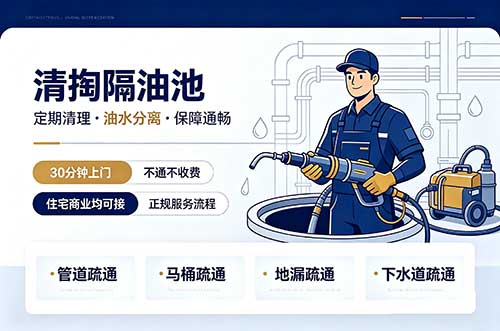 达州清掏隔油池